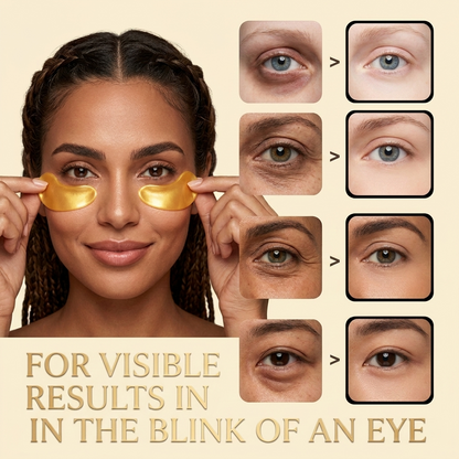 Gold Under Eye Patches , Hydrating Eye Masks for Puffy Eyes, Dark Circles & Fine Lines